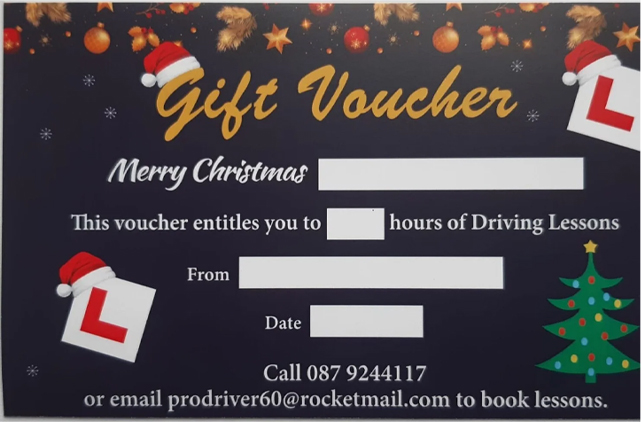 Driving Instructor Clane Surpassdriving Gift Voucher